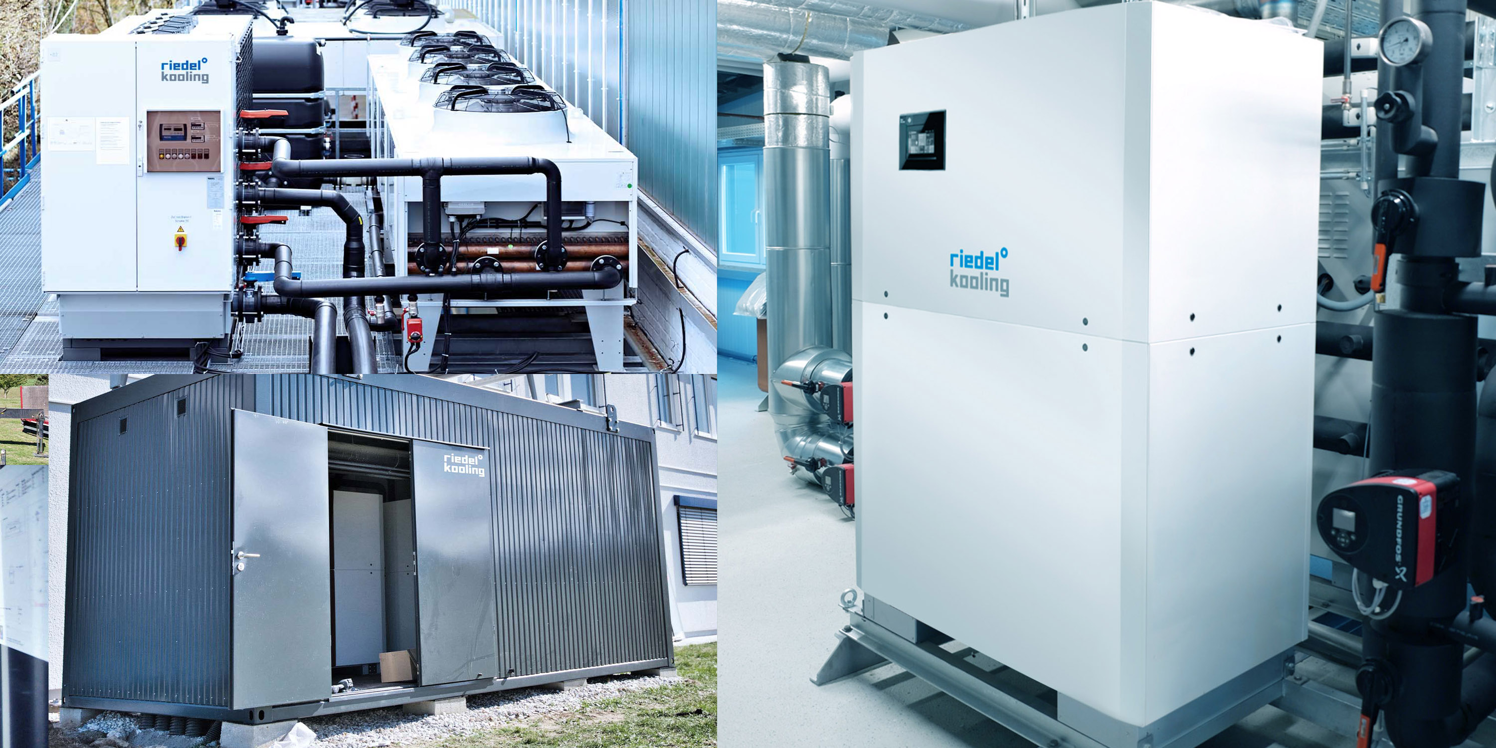 Riedel Kooling, cooling solutions in integrated systems, energy saving systems, energy efficiency, heating, cooling, heat recovery, CO2 reduction